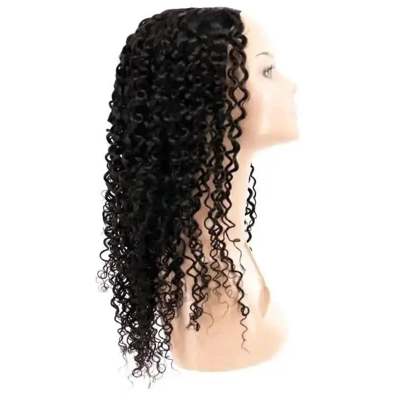 Brazilian Kinky Curly U-Part Wig ~ 100% Human Hair - HookedOnBundles Virgin Hair HookedOnBundles Virgin Hair